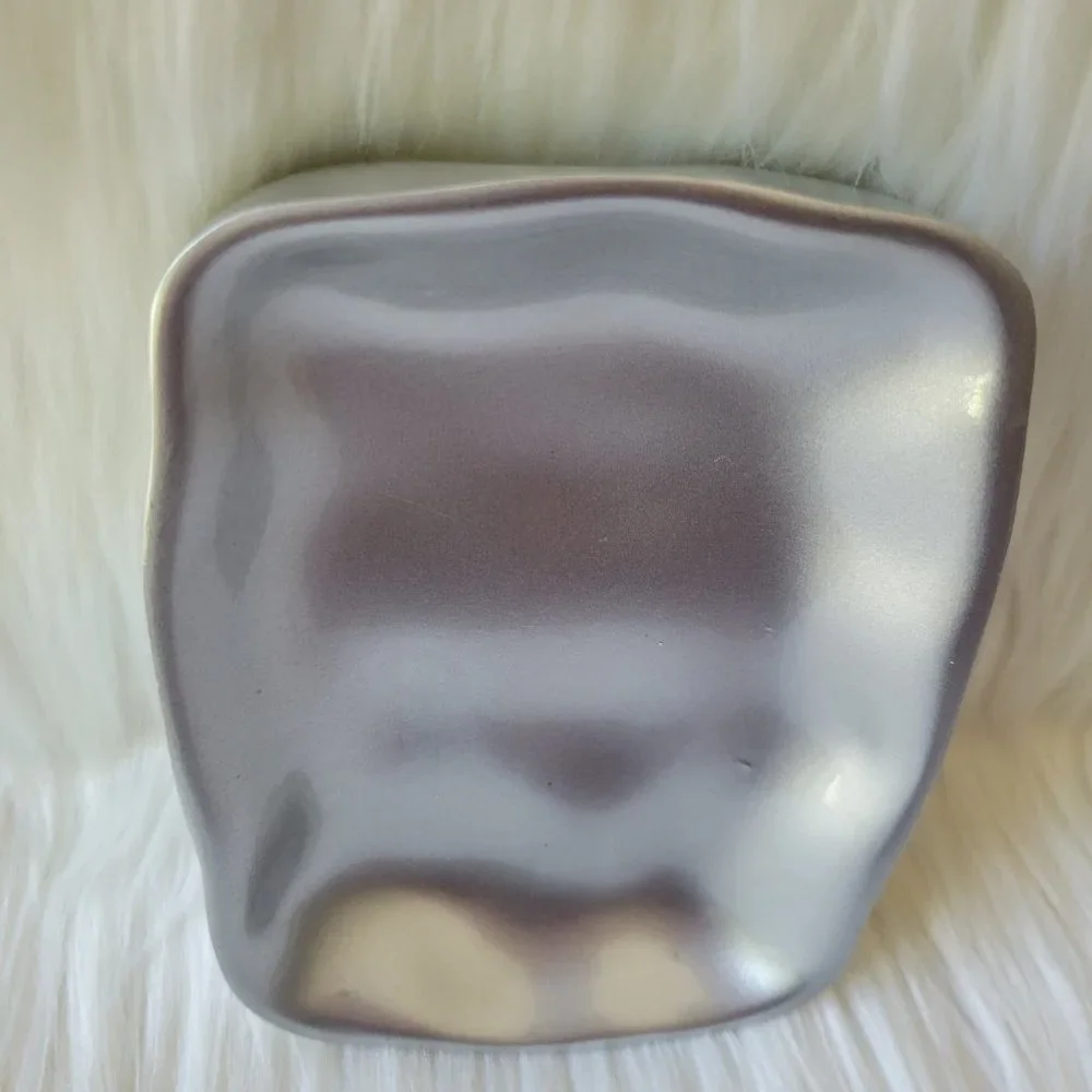 Kassatex Metallic Silver Soap Dish